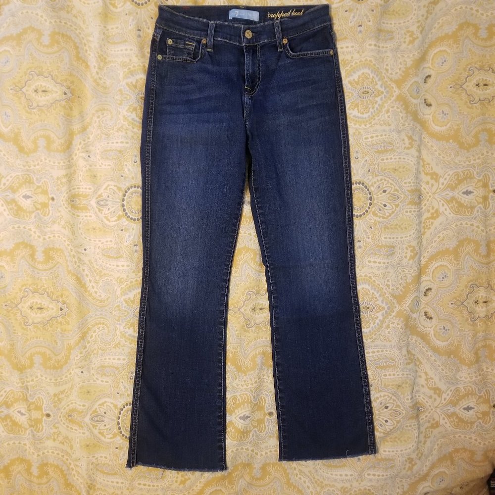 7 For All Mankind B(Air) cropped bootcut jean, size 26